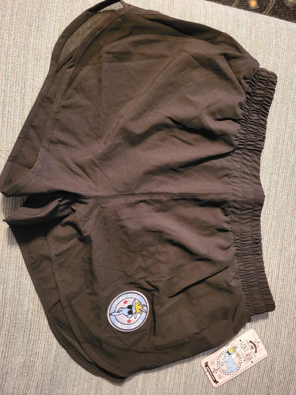 GOAT USA Black Athletic Shorts